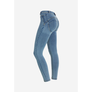 Jeggings WR.UP® vita alta con inserti, cucitura centrale