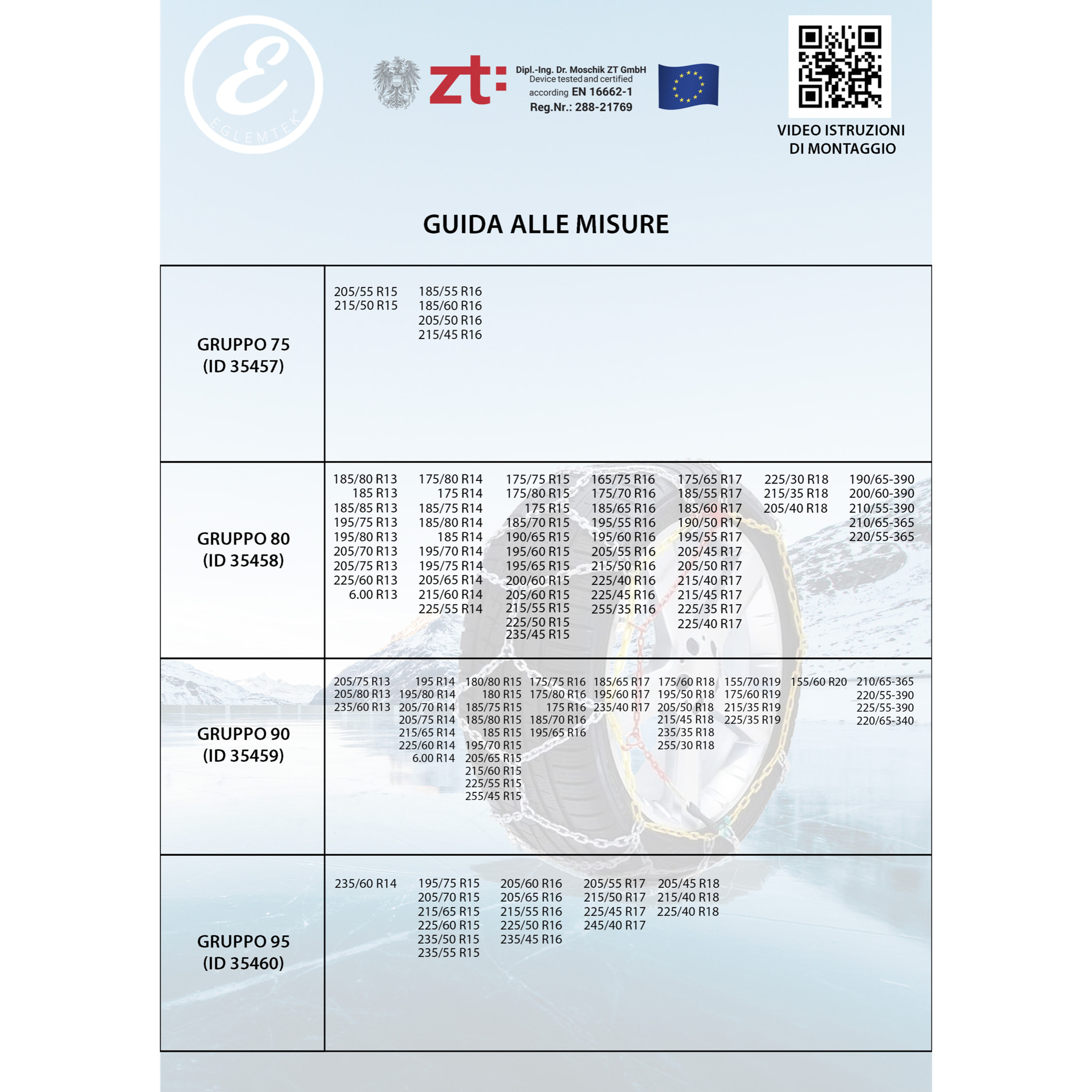 Catene Da Neve In Metallo 9 mm Omologate TUV e GS Onorm Montaggio Rapido Per Auto Macchina Furgone SUV Con Tensionatore Autobloccante (Misura 90)