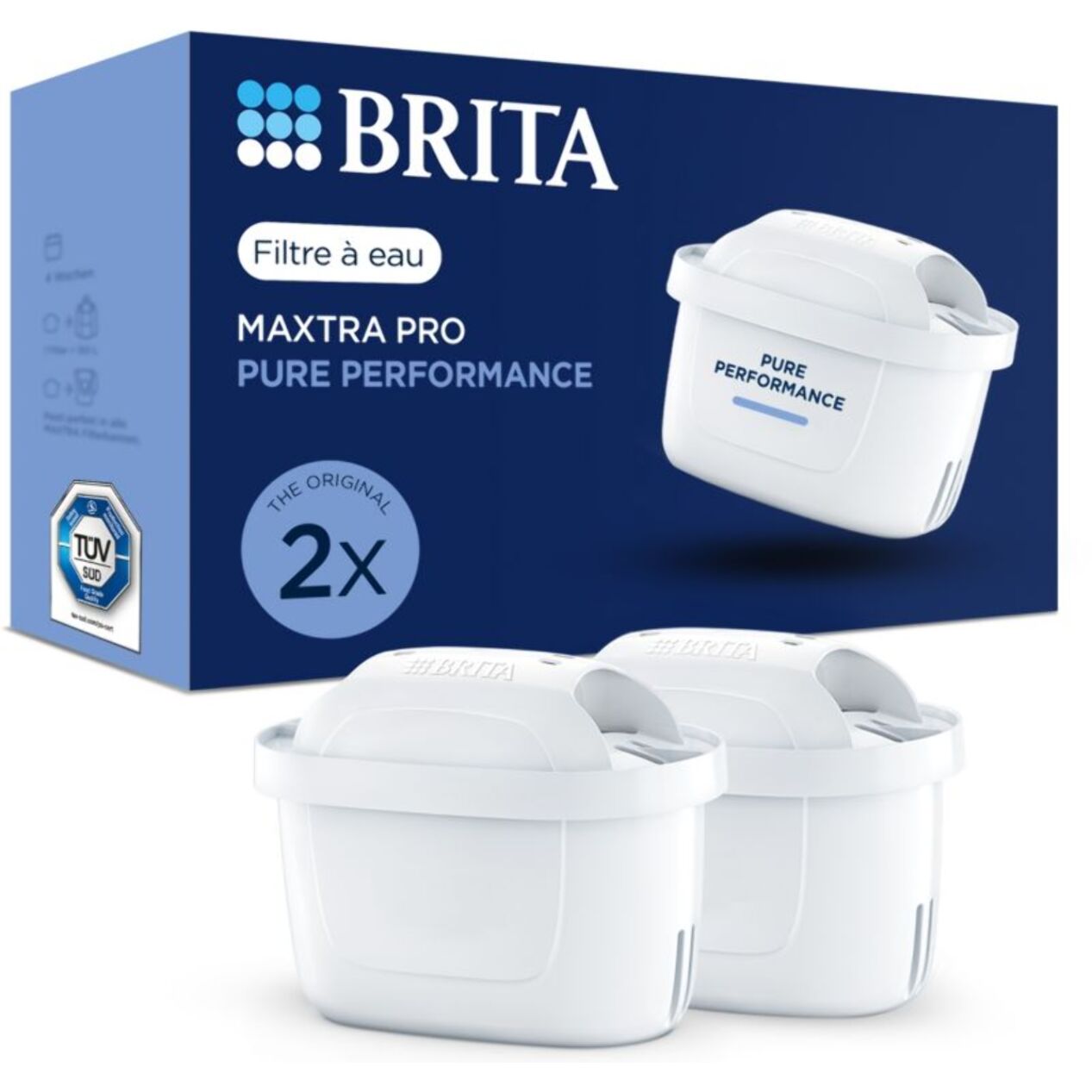 Cartouche filtrante BRITA 2 cartouches Maxtra Pro Pure performance
