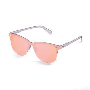 Gafas de sol OCEAN LAFITENIA - Gris sólido mate / Plana rosa revo