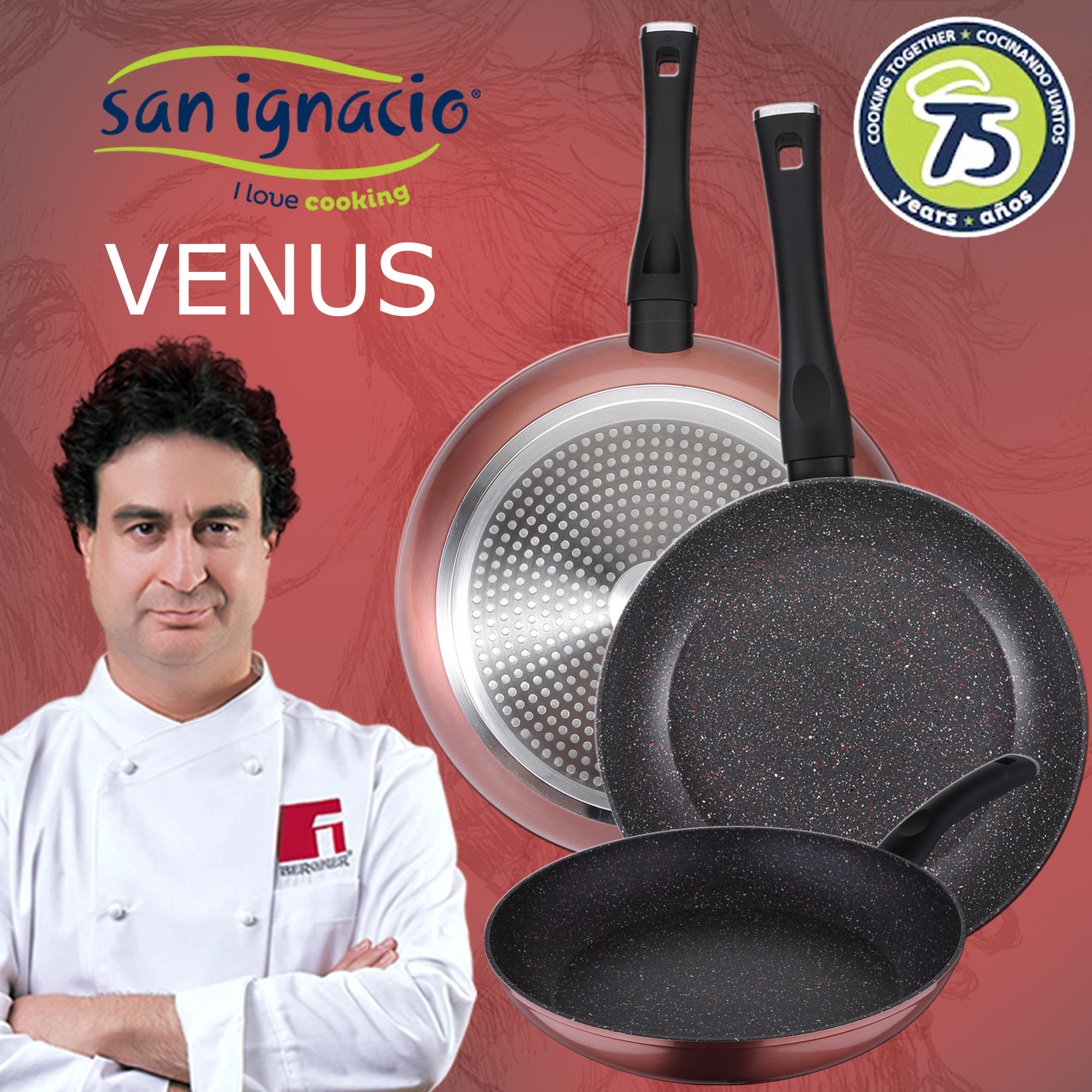 Set 3pcs sartenes VENUS San Ignacio