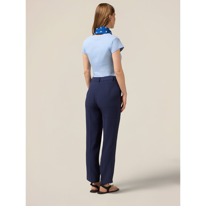 Oltre - Pantalones pitillo - Azul