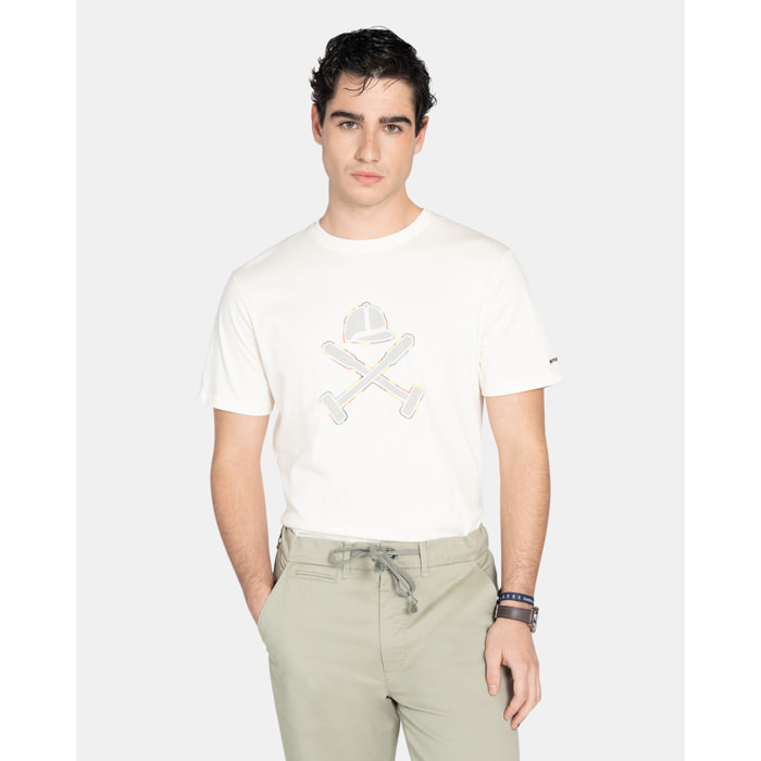 CAMISETA STITCHING LOGO