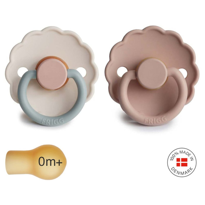 Frigg Pack 2 Chupetes Block Latex Daisy