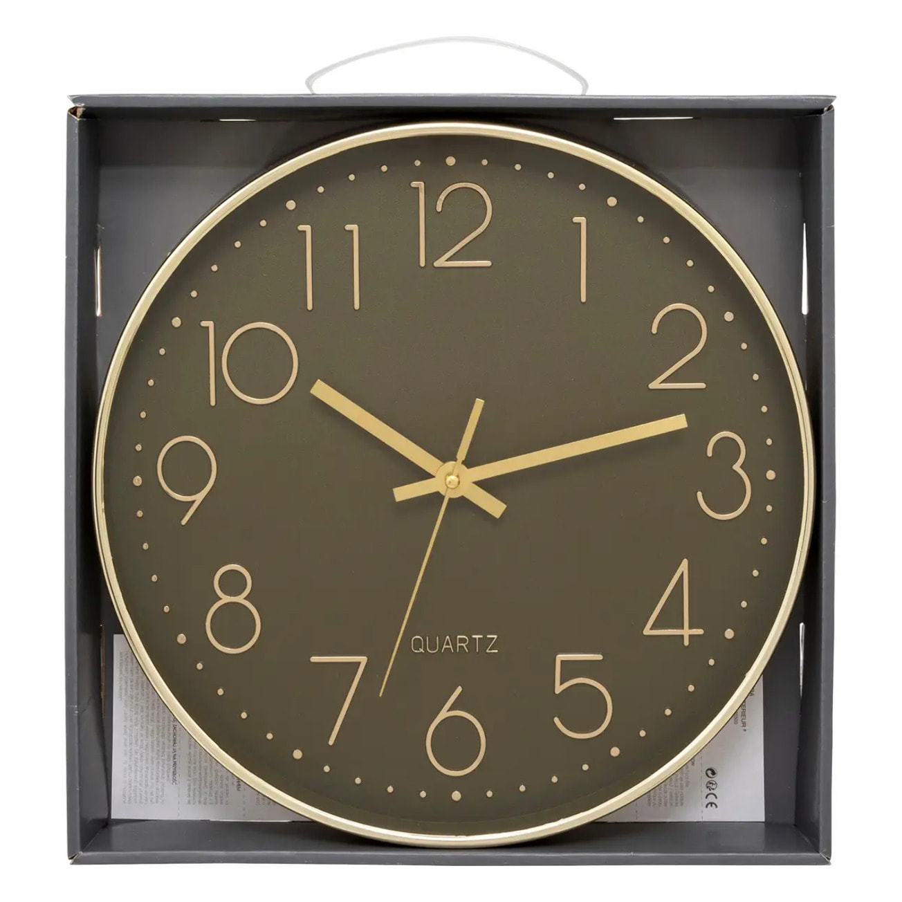 Horloge 3D "Laure" gold D30cm