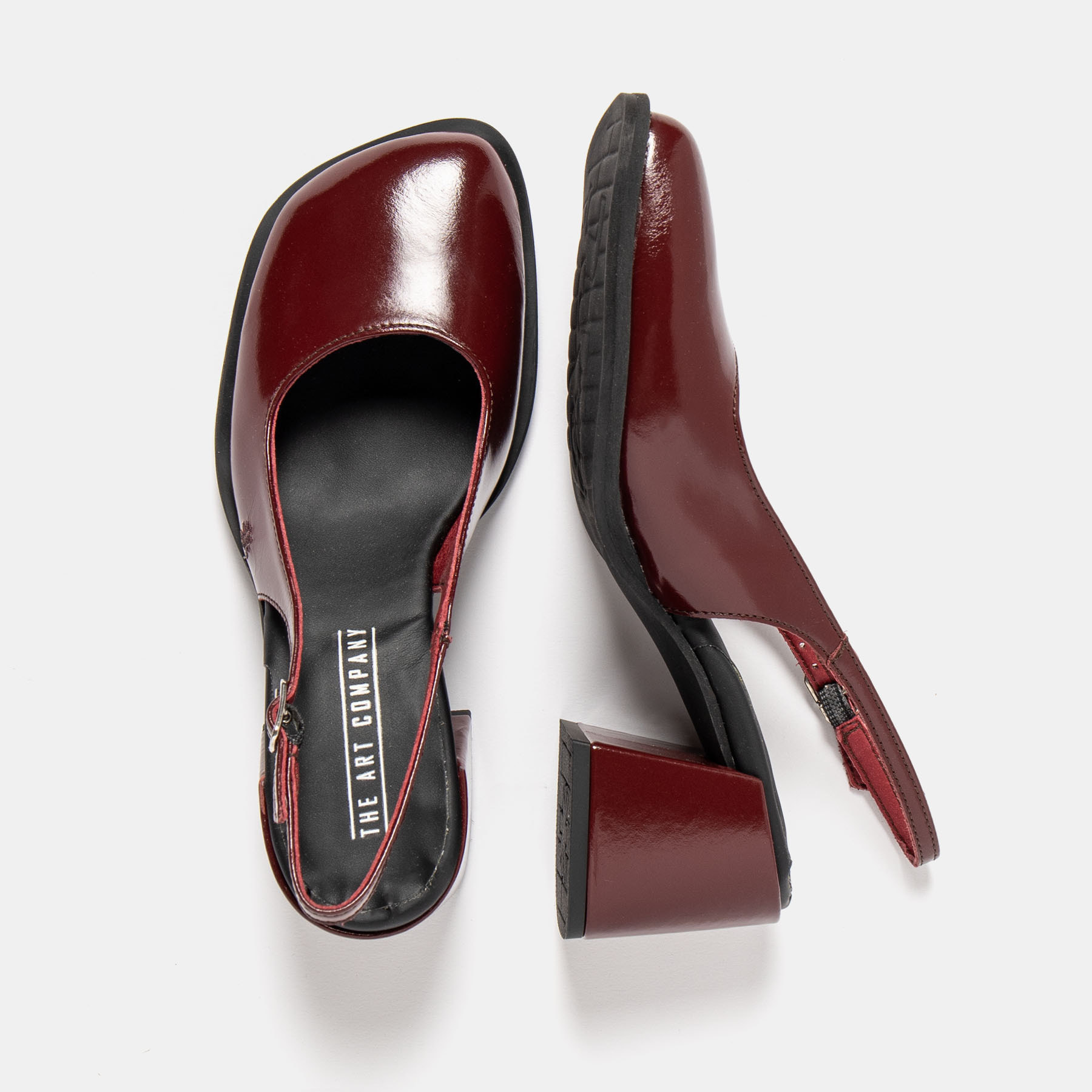 Sandalias con tacón 2012 NAPPA SHINNY BURDEOS / VERONA color Burdeos