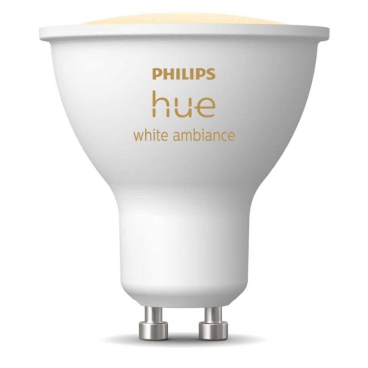 Ampoule LED connectée PHILIPS Hue Spot seul White Ambiance GU10