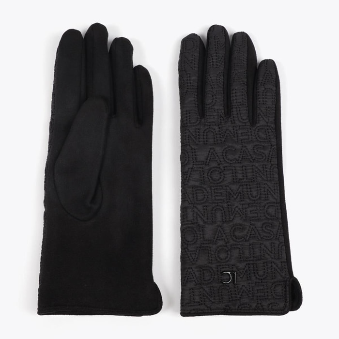 Guanti Logo Ricamato