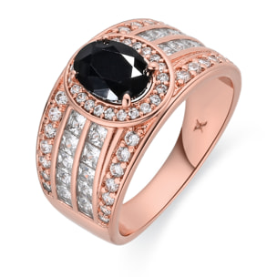Anillo Riadna acabado oro rosa 18k