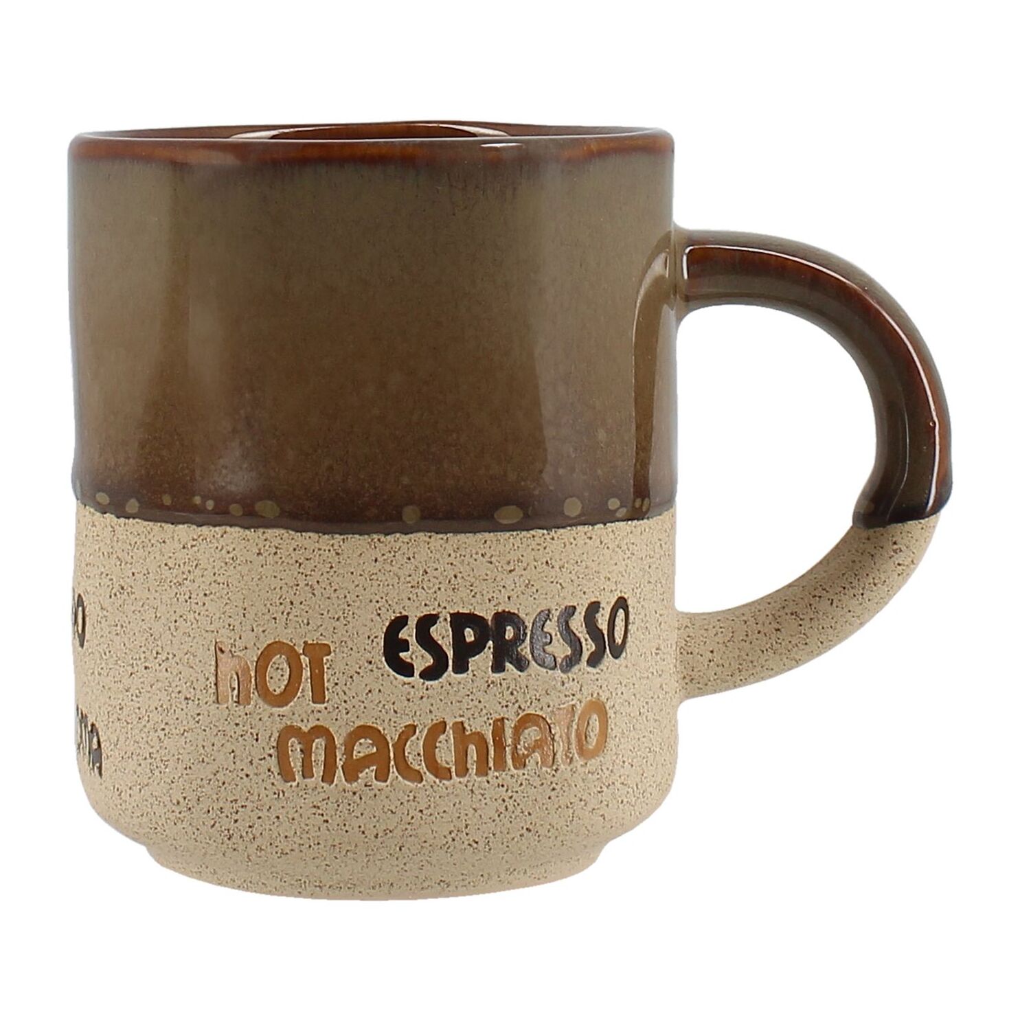 Lot de 6 tasses assorties macchiato 20cl MACCHIATO