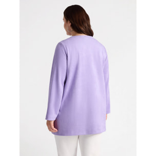 Fiorella Rubino - Caban ricamato - Viola