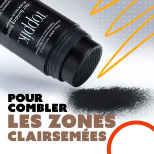 Fibre Capillaire Densifiante - Combles les Zones Clairsemées - Noir