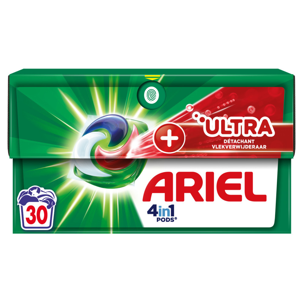 4x30 Pods+ Ultra Detachant, Lessive En Capsules Ariel