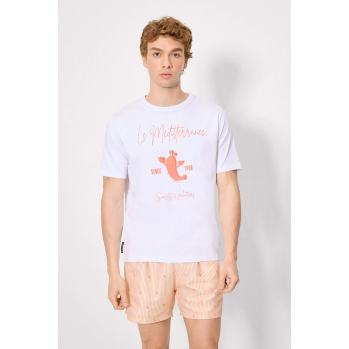 T-shirt a maniche corte Bianco
