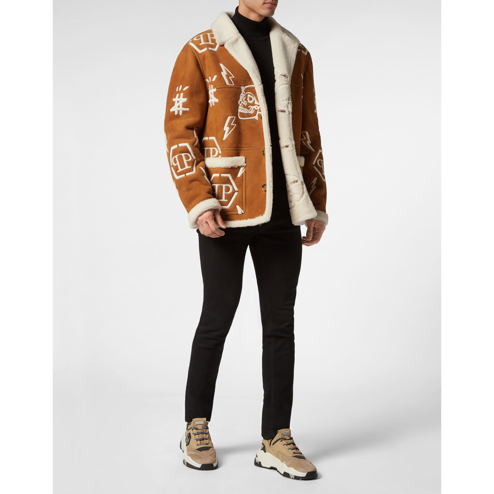 PHILIPP PLEIN Coat MONOGRAM