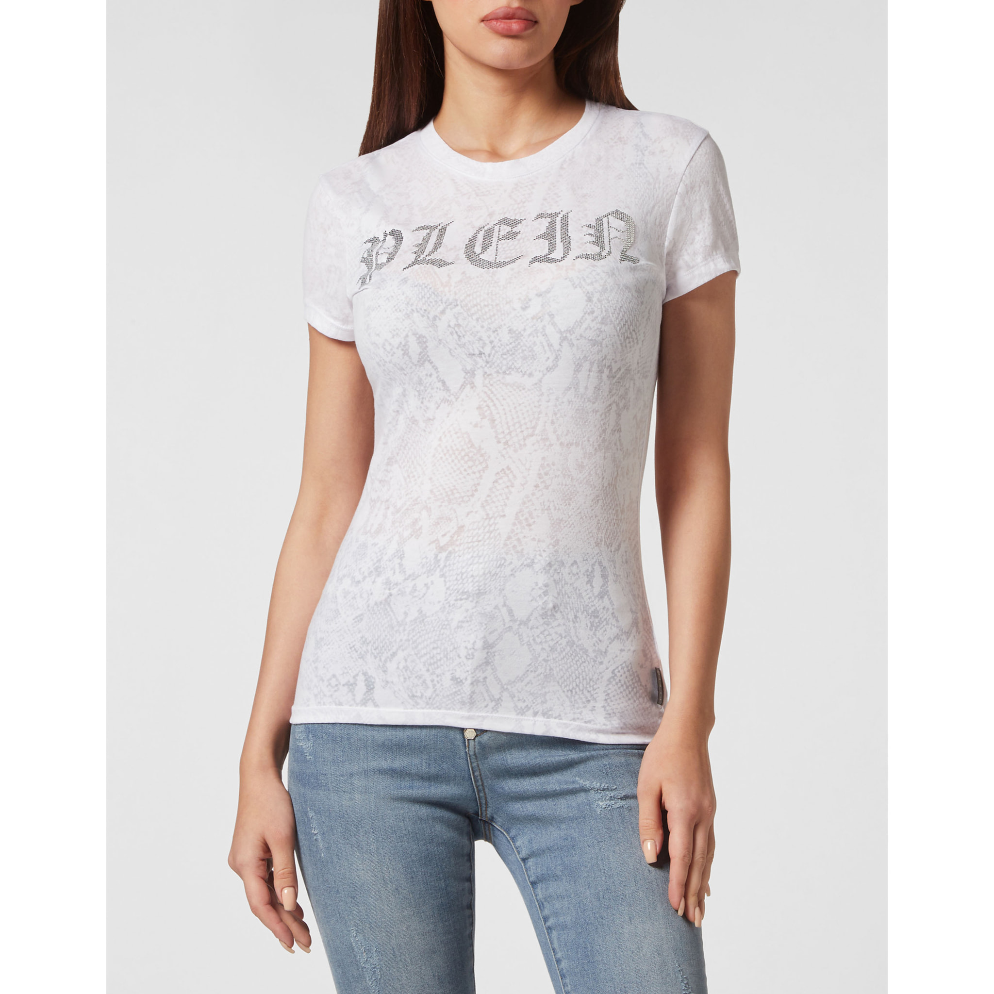 PHILIPP PLEIN T-Shirt Round Neck GOTHIC PLEIN