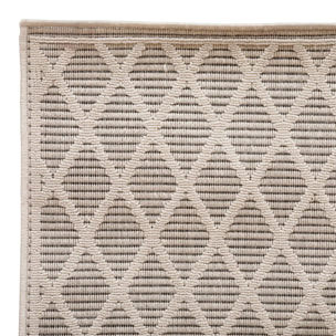 Tapis extérieur et intérieur - gris - 170x120 cm