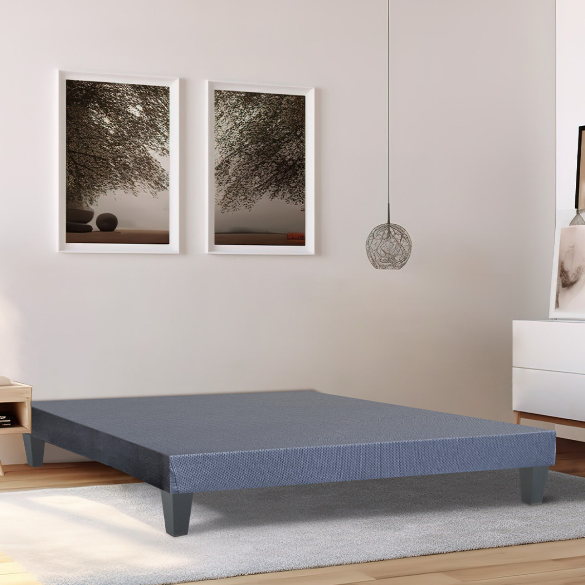 Sommier Tapissier en Kit | Gris ciment