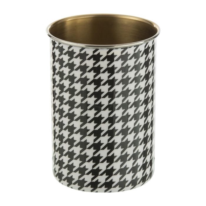 J-Line seau rafraîchissant Vin Pied-De-Poule - acier - or