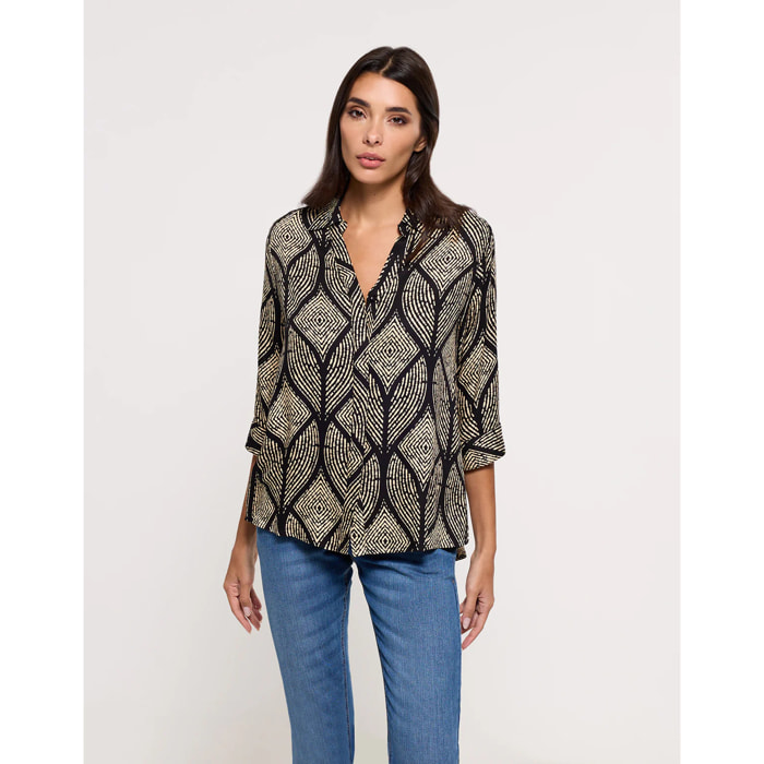 Camisa Manga Larga Negra - Arkine