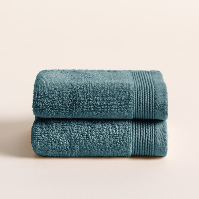 Lot de 2 serviettes Colonial Harmony - Zero Twist - 600 grammes