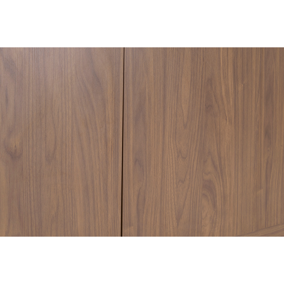 Buffet vintage finition bois foncé noyer 4 portes L180 cm SANAA