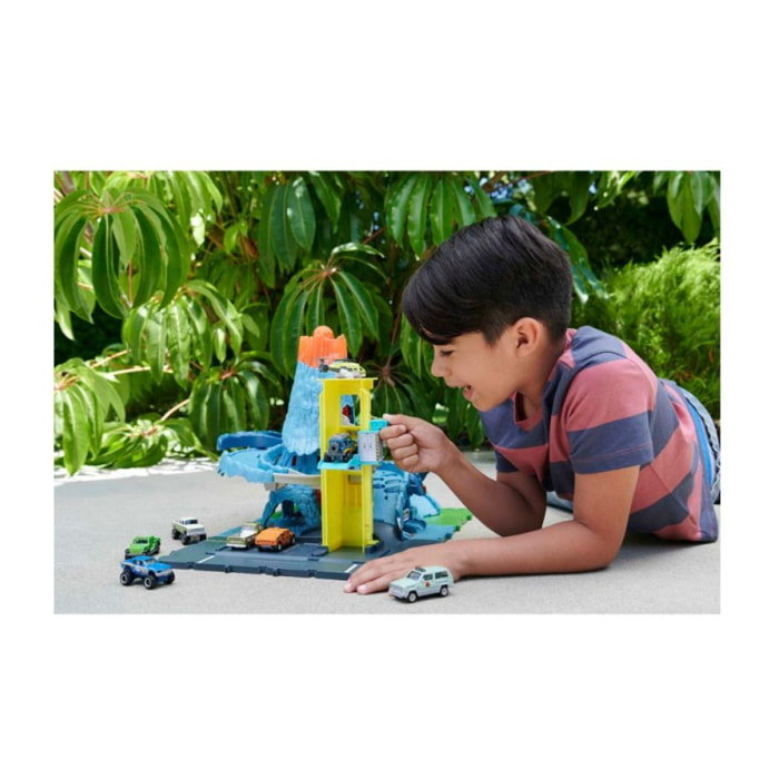 Matchbox Playset Fuga dal Vulcano Lui Matchbox Multicolor