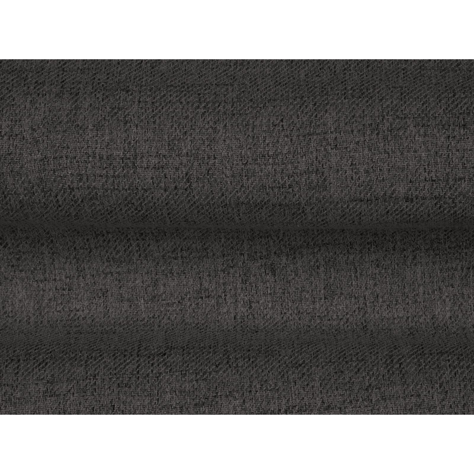 Méridienne gauche "Bali" en tissu structurel gris foncé