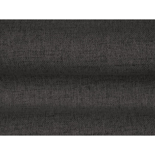 Méridienne gauche "Bali" en tissu structurel gris foncé
