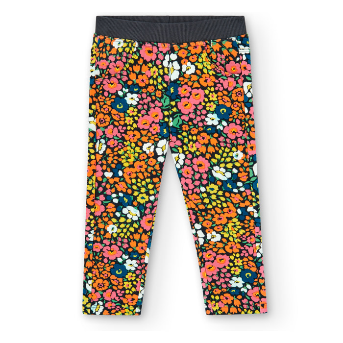 Pantalón felpa estampada de bebé -BCI