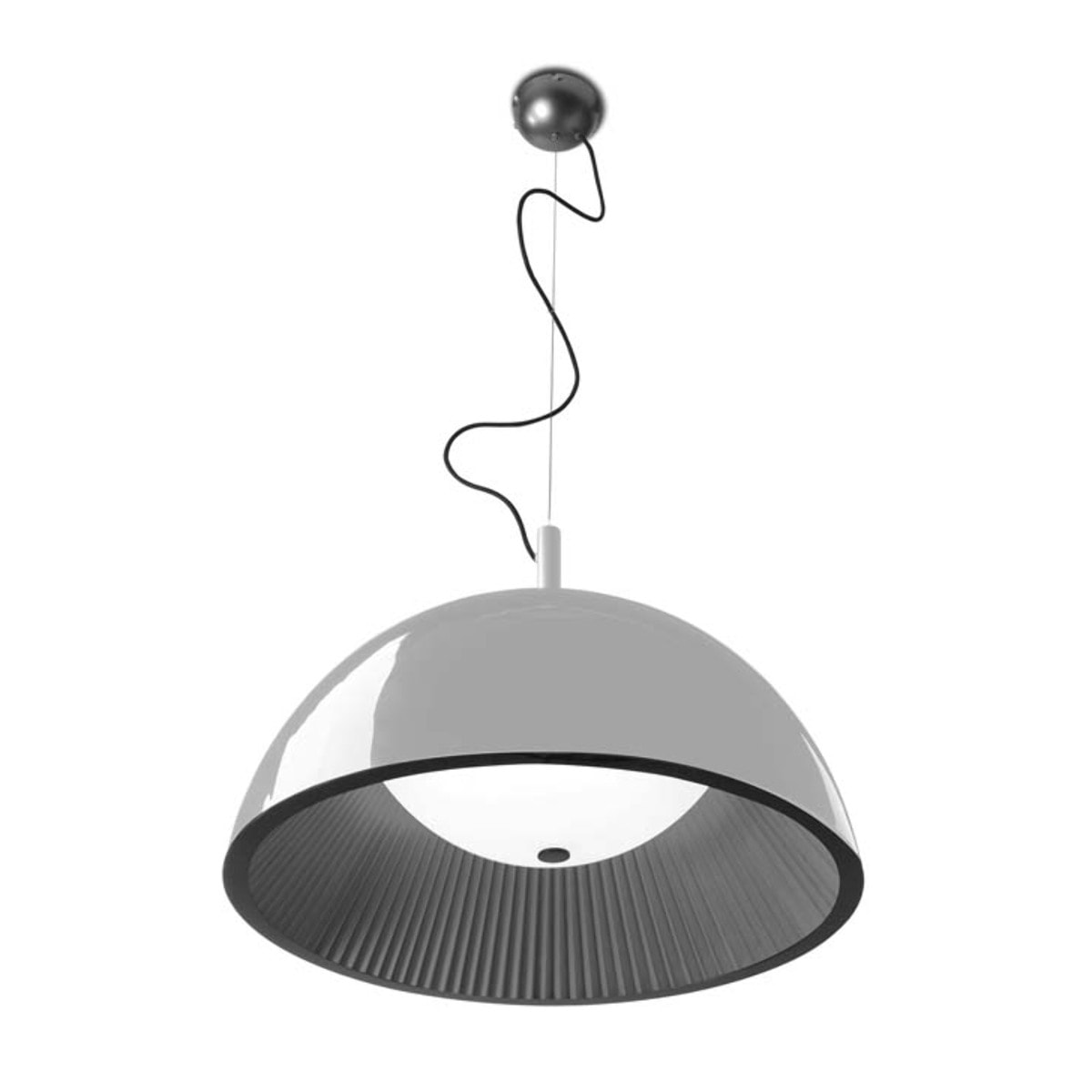 LEDS C4 Colgante Umbrella Ø1000 E27 15W Plata 1500Lm