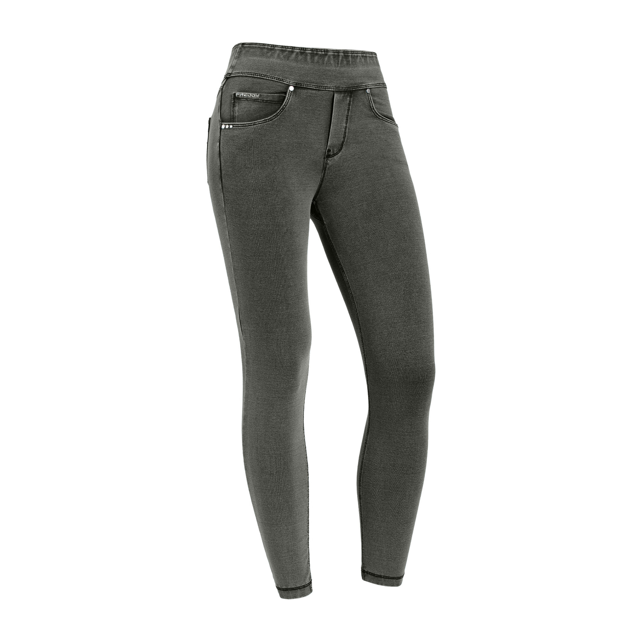 Leggings N.O.W.® superskinny vita media in jersey denim
