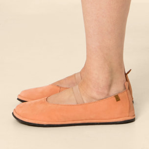 Merceditas N5670 NOBUCK LAVADO SALMON/ BARE color Salmon