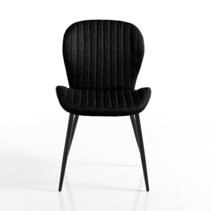 Oresteluchetta Set 4 Sedie ARLES BLACK