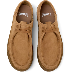 Scarpe stringate - CAMPER Peu Terreno - Marrone - Pelle scamosciata