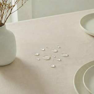 Nappe antitache au toucher tissu imperméable LIN