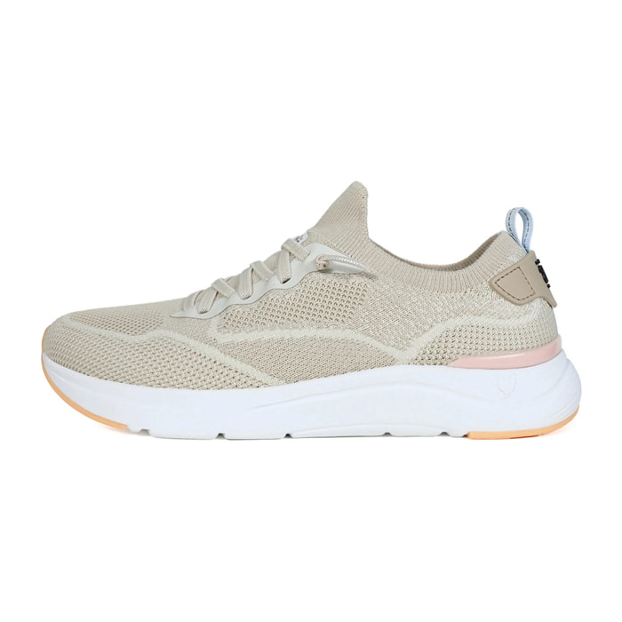 Zapatillas Cue Mujer Beige