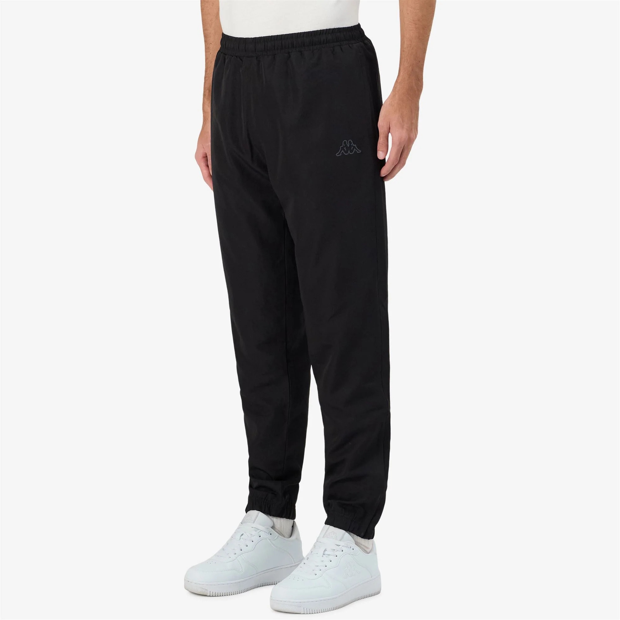 Kappa - Pantaloni Uomo Nero - Logo Korpo Krismano