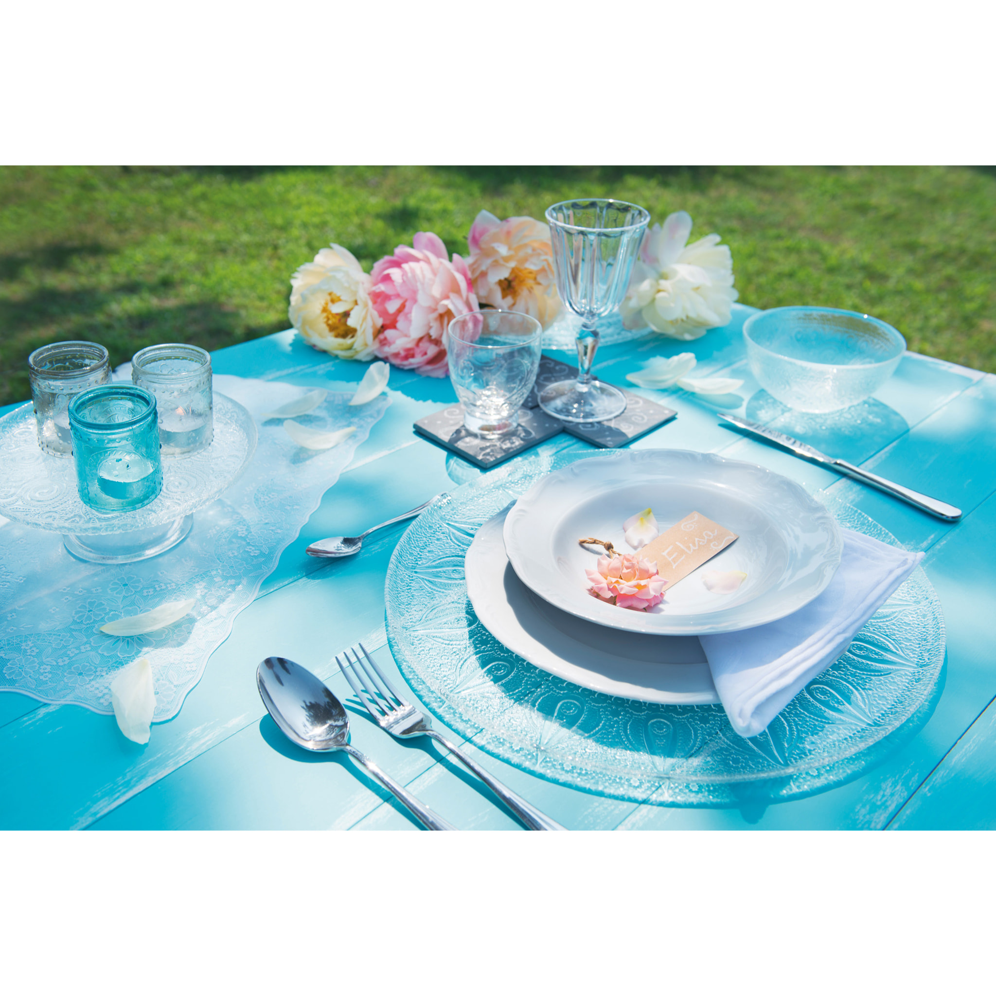 Set de 6 verres à vin Excelsa – Country, Plastique Transparent 25 cl