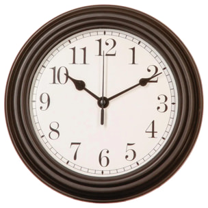 Horloge "Evan" à moulures D22cm