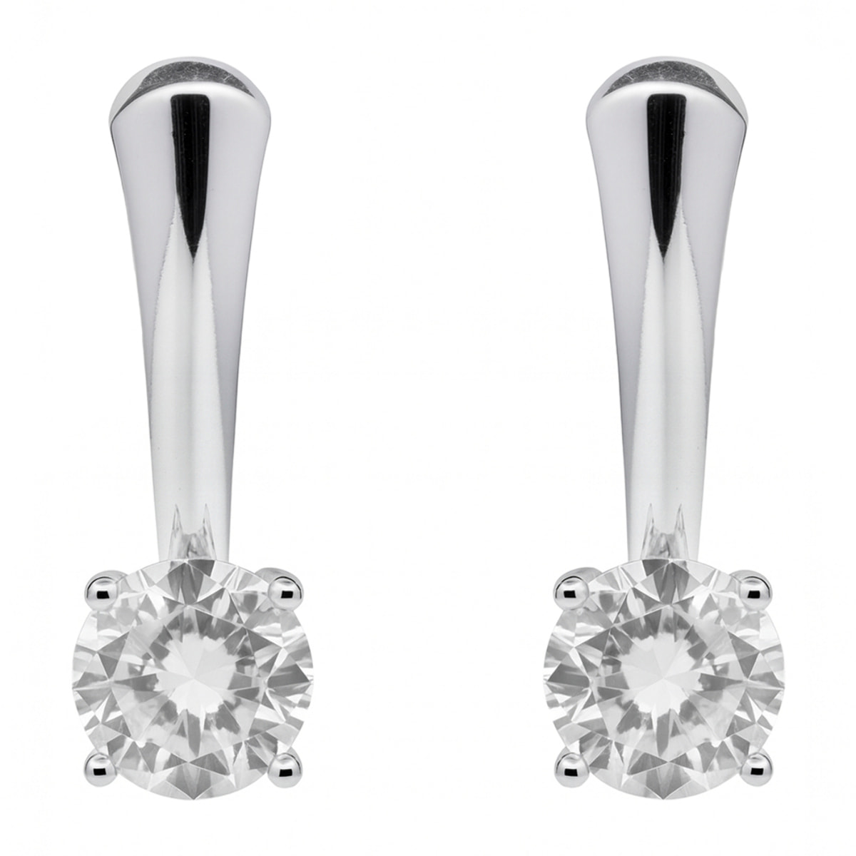 Pendientes acabado en Plata de Ley 925