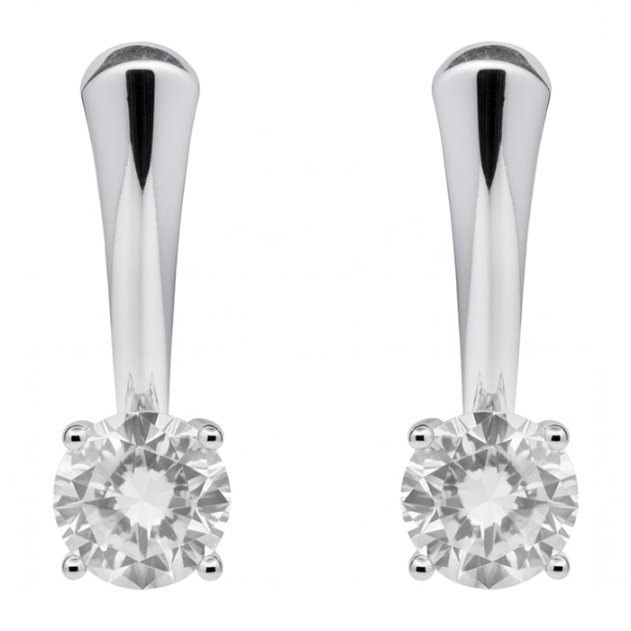 Pendientes acabado en Plata de Ley 925