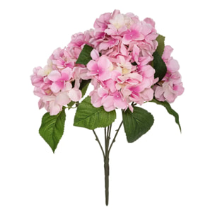 Bouquet hortensias artificiels H42cm