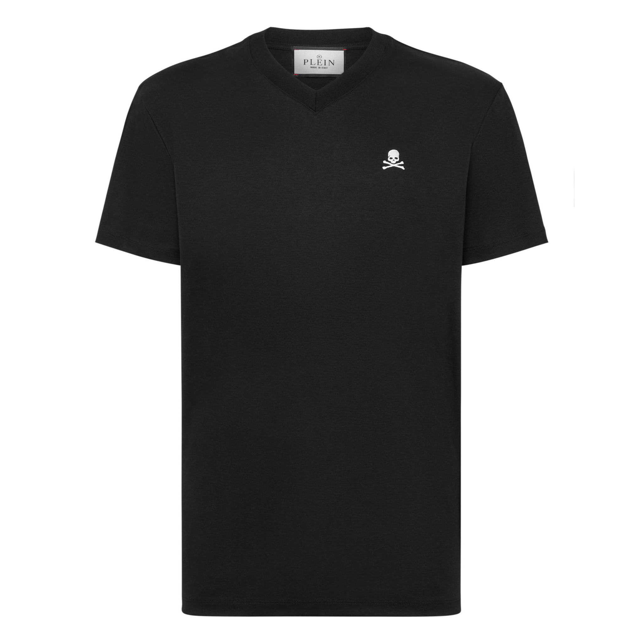 PHILIPP PLEIN T-Shirt V-Neck Ss SKULL