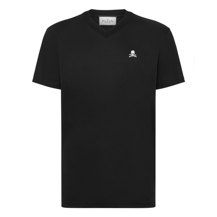PHILIPP PLEIN T-Shirt V-Neck Ss SKULL