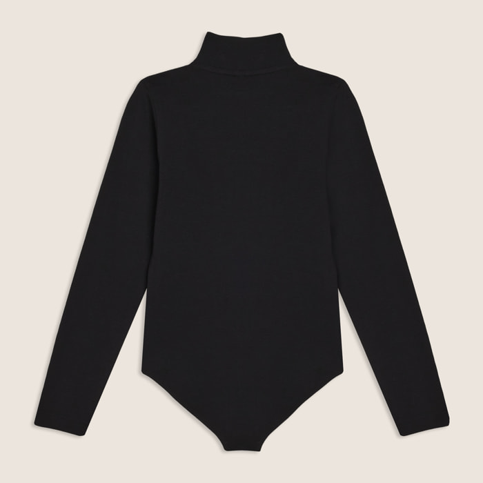 Body Junior a lupetto con logo FREDDY in strass