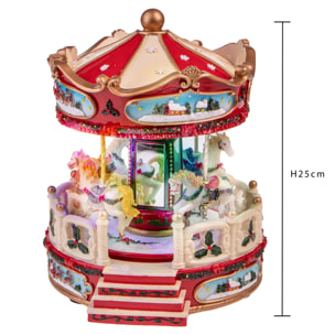 Giostra 21xh25 cm carillon mus-mov-luci - Pezzi 1 - ALTRO - Bianchi Dino SpA