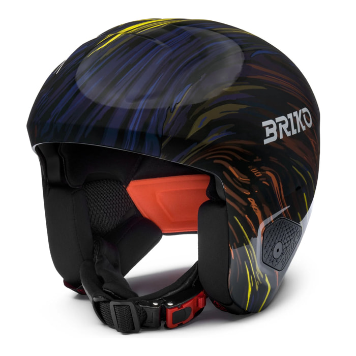 Briko - Caschi, Uomo Donna, Blu - Vulcano 2.0 Graphik