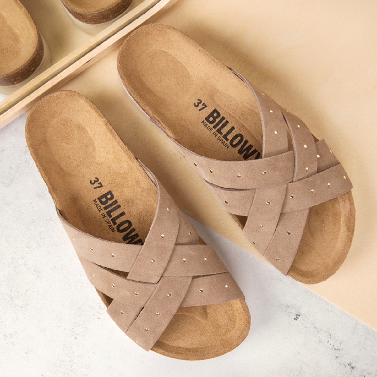 SANDALIA PLATAFORMA BILLOWY MARRON