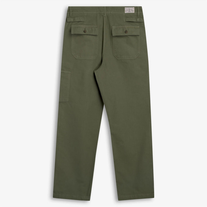 Sebago - Pantaloni Uomo Verde - Milton